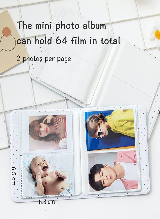 Zenko 2-Pack 64-Pockets Photo Album for Fujifilm Instax Mini 11 Mini12 7s 8 8+ 9 25 50s 70 90, 5 x 7.6 cm Mini Photo Album Compatible with Camera, Photo Book, Name Card Holder (Pink & Blue) - Image 5